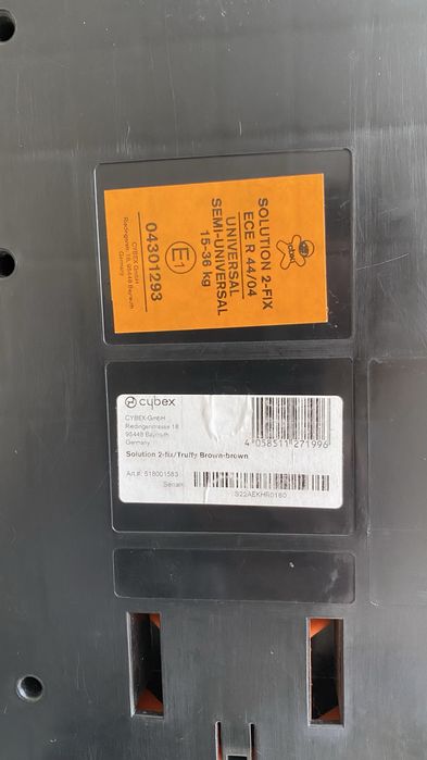 Автокрісло Cybex Solution 2-Fix 15-36 кг