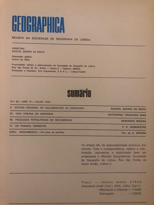 Geographica. Raquel Soeiro de Brito. África. Brasil