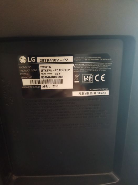 Televisão led  LG 29 polegadas em muito bom estado