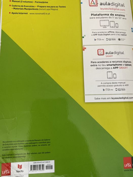 MAT 6 livro e caderno de atividades 6 ano