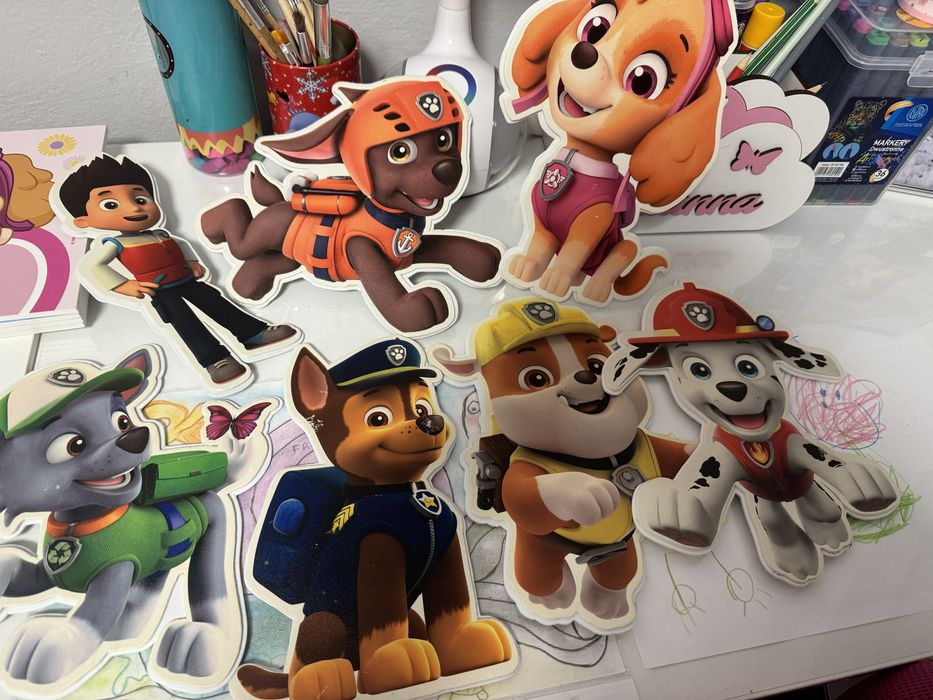 Naklejki na ścianę Psi Patrol