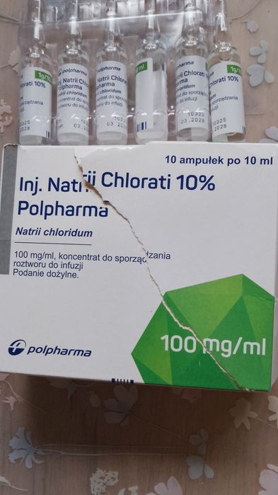Inj. Natrii Chlorati 10% pięć ampułek