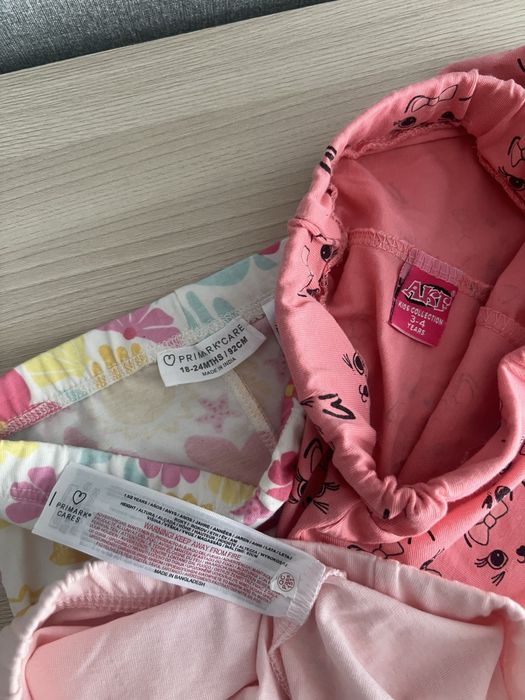 Шорти та велосипедеи Primark для дівчинки,розмір 92(18-24м)