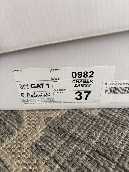 Buty na obcasie polański 37