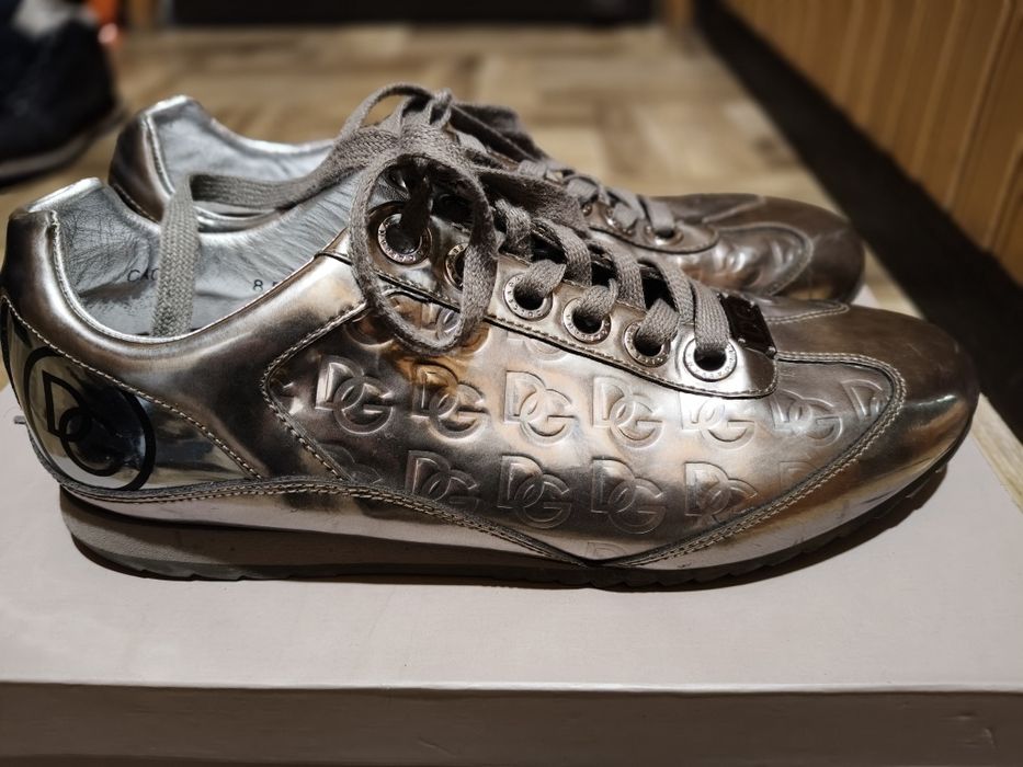 Adidasy D&G srebrne, oryginał