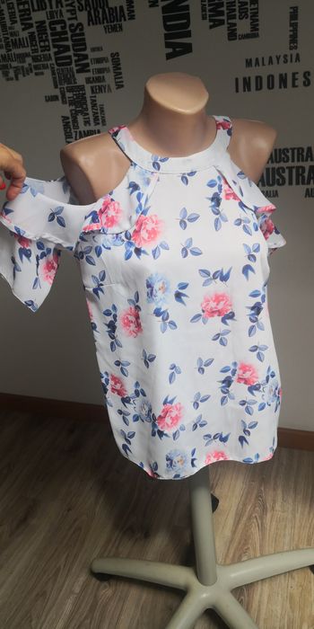 Bluzka w kwiaty S