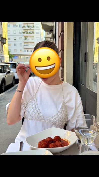 Аксесуар ліфчик со стразами ZARA