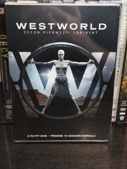 Westworld kolekcja, sezony 1-4 DVD, nowy, folia