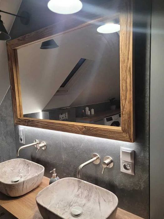 Lustro w ramie na wymiar