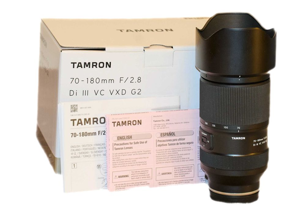 Zoom Tamron 70-180mm F/2.8 Di III VC VXD - G2 (Sony FE - Nova versão)