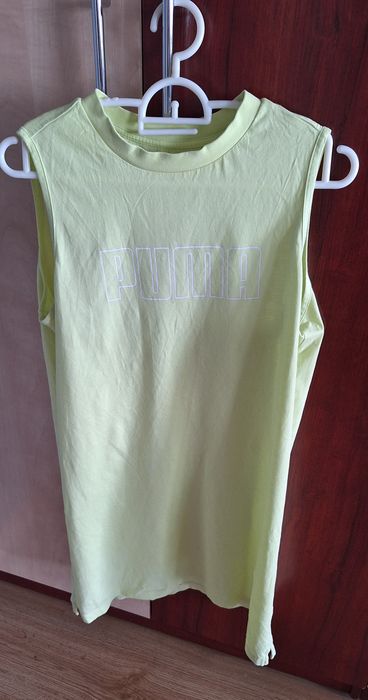 Letnia sukienka limonkowa Puma M