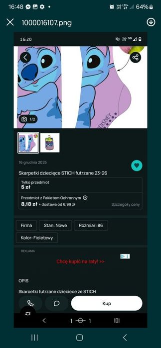 Komplet turban Plus skarpetki stich