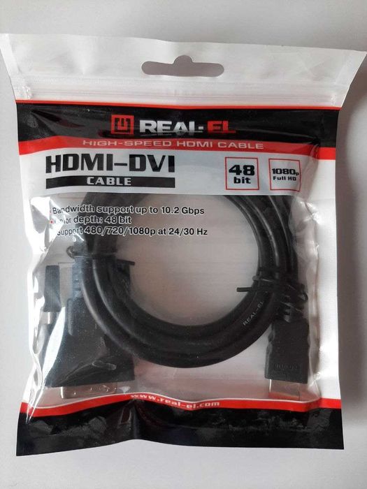 Кабель HDMI - DVI Новий