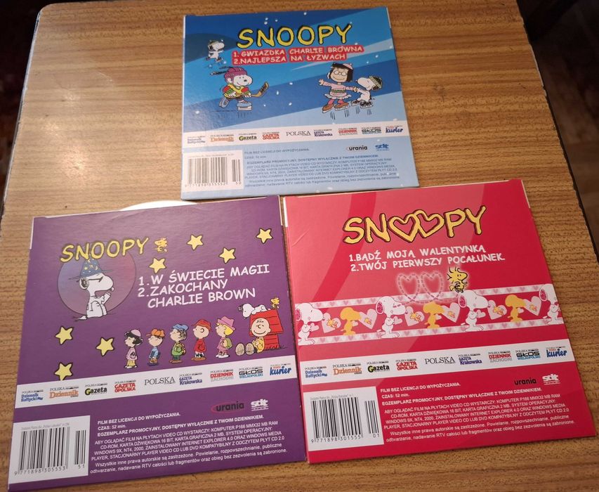 Snoopy odcinki 4 płyty vcd