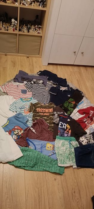 Ogromny zestaw ubrań paka chłopiec chłopak 122/128