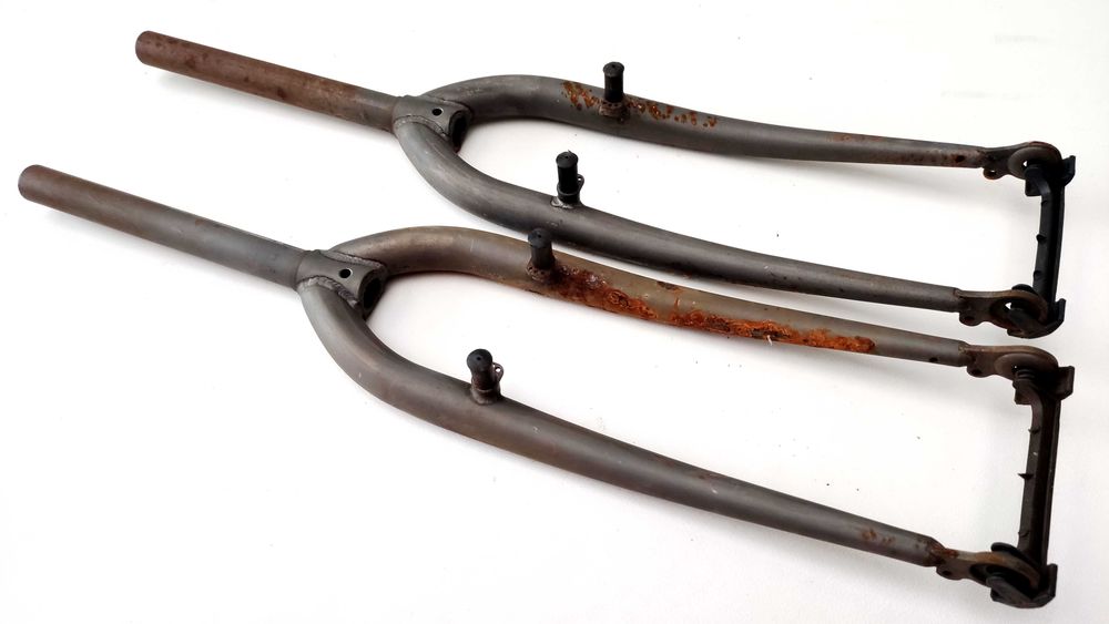 Widelec rowerowy 1 cal A-head bez gwintu Retro 26'' Raw Surowy rura 1''