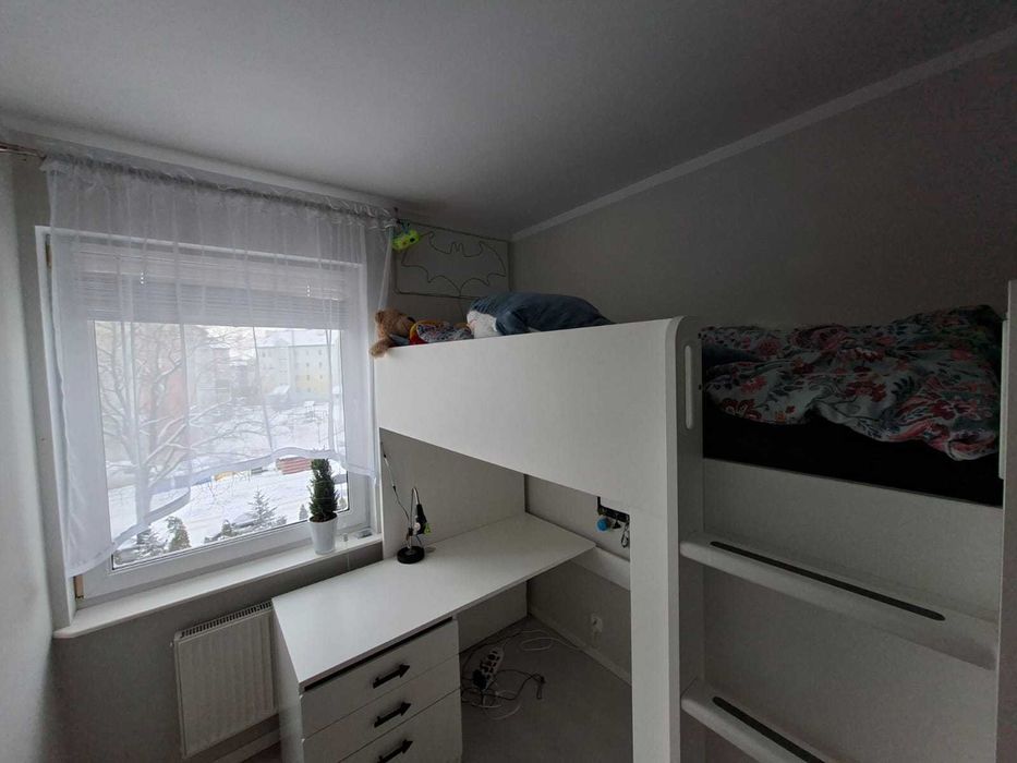 Łóżko na antresoli - Ikea SMÅSTAD
