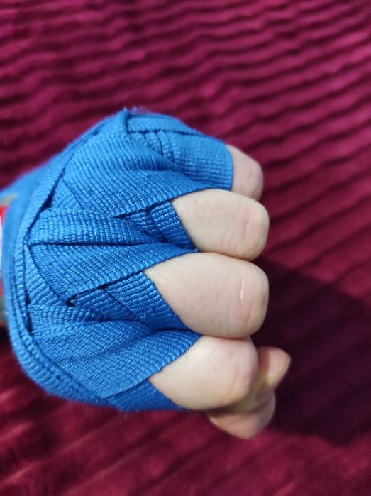 Бинти maraton 3 метра синього кольору