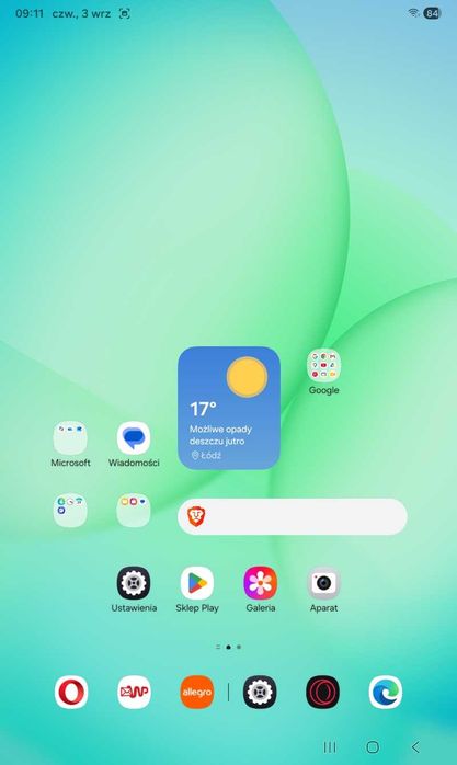 SUPER tablet Samsung A11.Ekran 8.7 cala. Pamięć 4/64 gb.  Gwarancja producenta