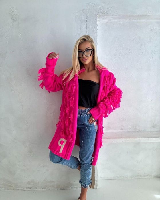 Piękny różowy kardigan Paparazzi Fashion