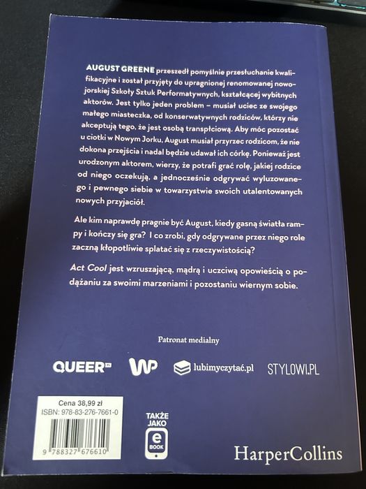 Książka „Act cool” Tobly McSmith