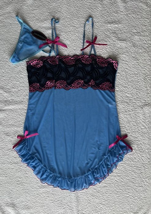 Nowa koszulka  nocna niebieska XS/S