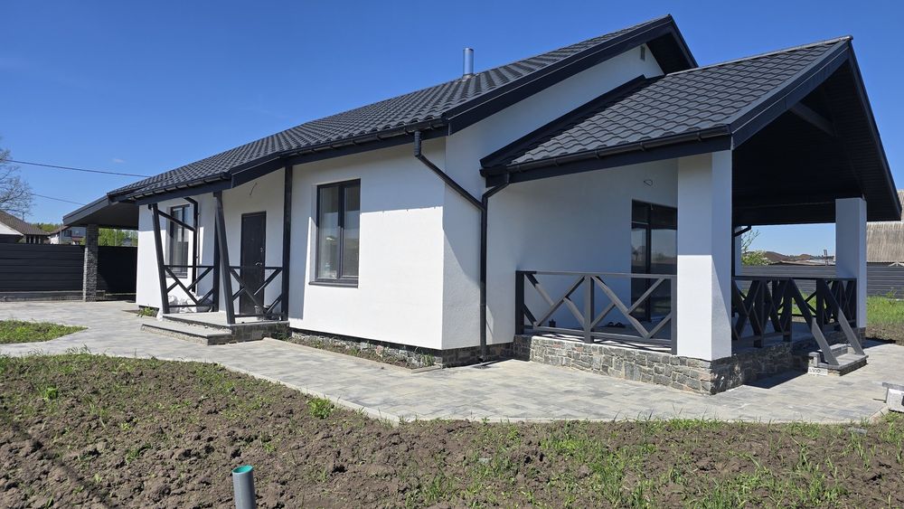 Продаж одноповерхового будинку 120 м.кв. в с.Тетерівка.(22407222)