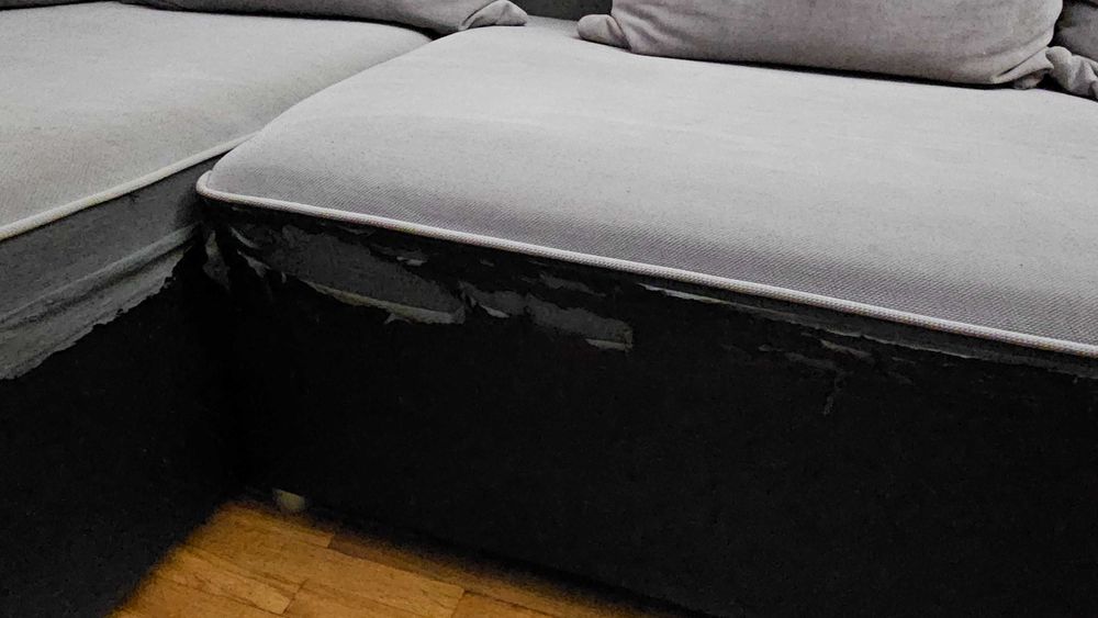 Sofa narożnik szara