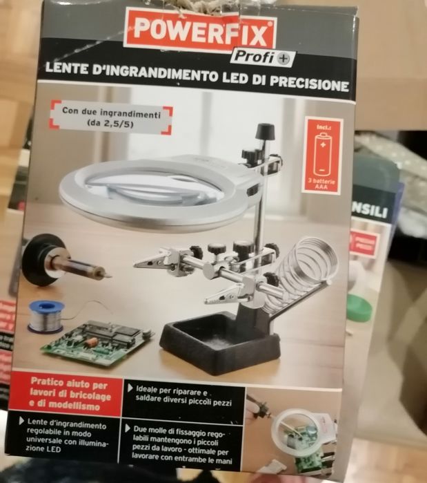 Lupa profissional POWERFIX PROFI, a estrear, nunca usada, NOVA