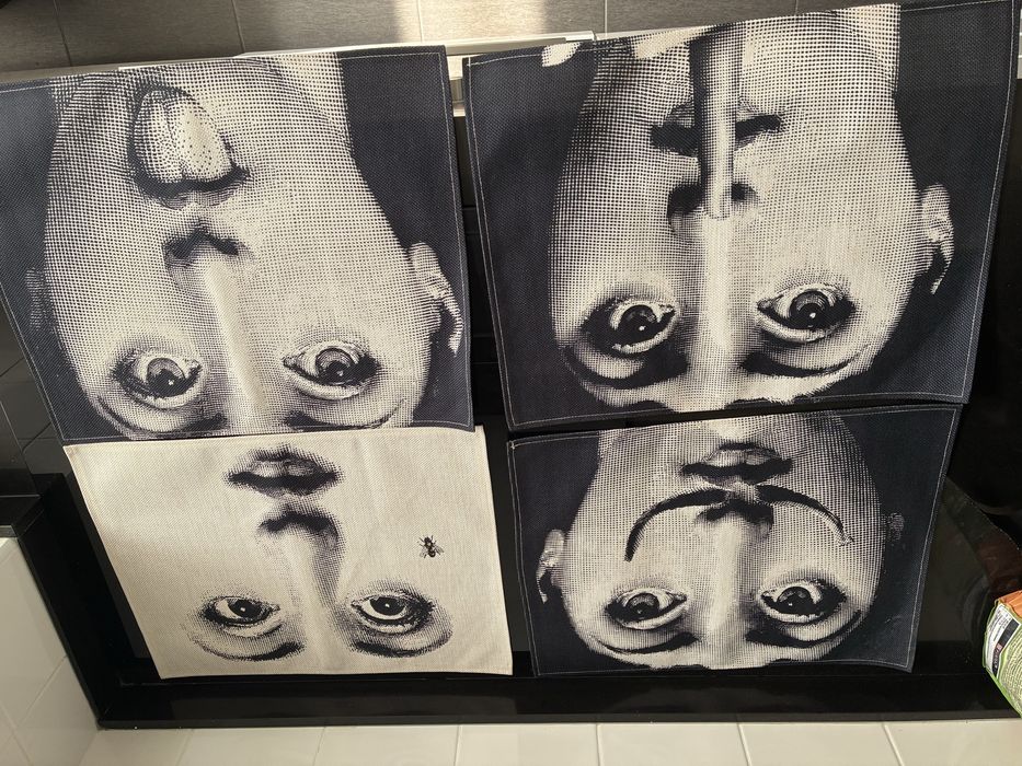 Quatro individuais Fornasetti