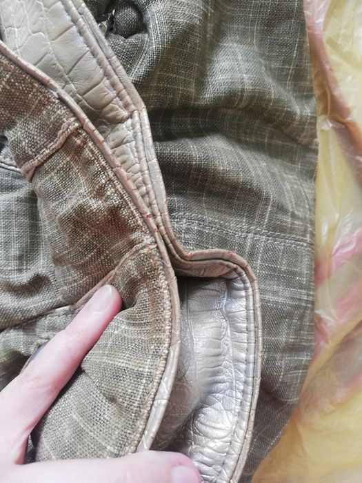 Torebka w kolorze oliwkowym Valentina vintage retro prl