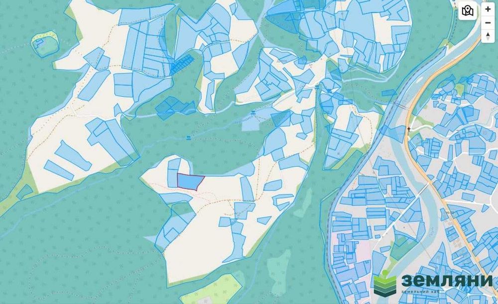 Видова ділянка в Микуличині 72 сот