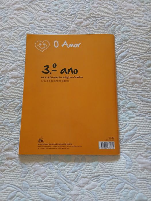 Manual O Amor - Educação Moral e Religiosa Católica 3.º Ano - SNEC