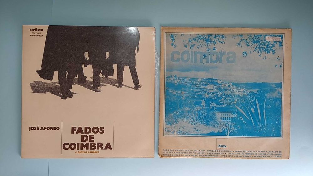 8 discos LP Amália, José Afonso, Fados de Coimbra, etc