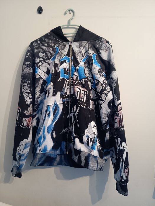 Męska bluza z kapturem rozpinana Yale