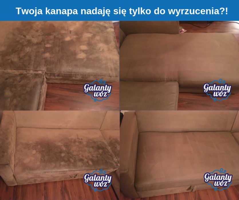 Pranie tapicerki/kanapy + Suszenie = krótki czas schnięcia! Promocja!