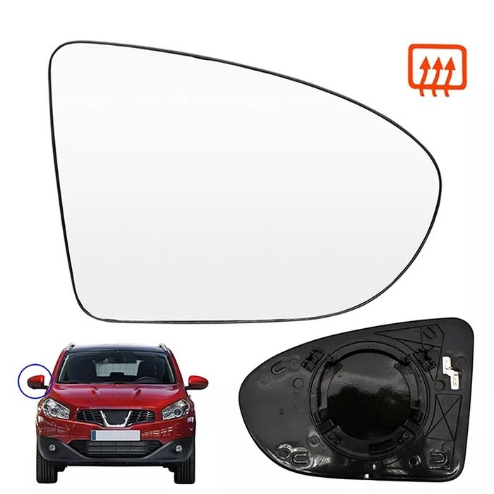 Espelho vidro retrovisor nissan Qashqai j10 2006 ate 2013