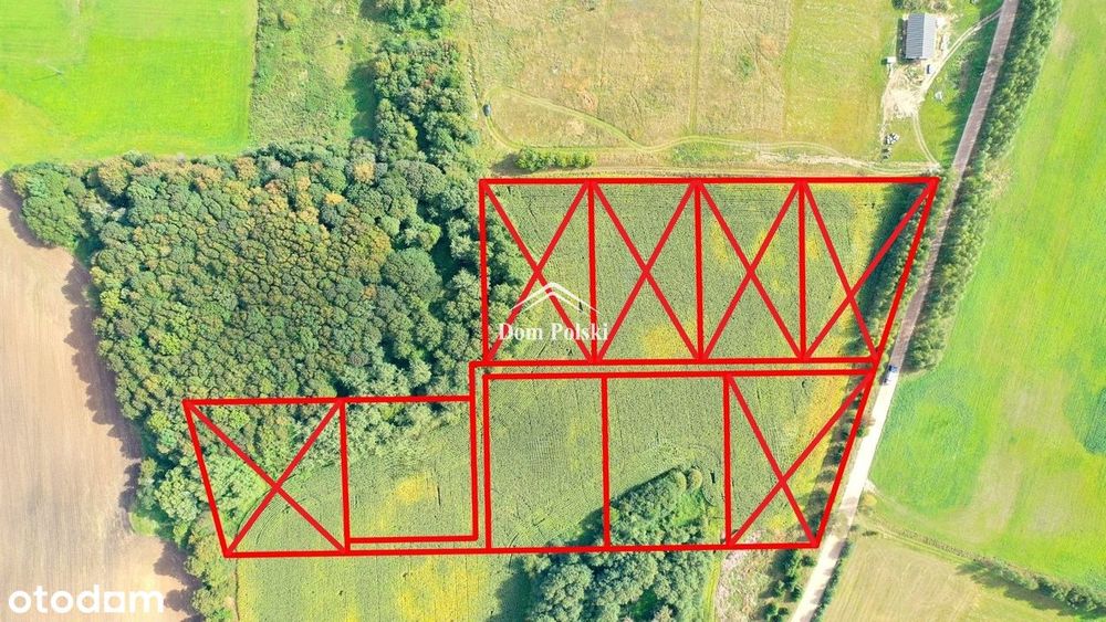 Działki budowlane WZ, 600 m od jeziora - Kukowo - Widok 5