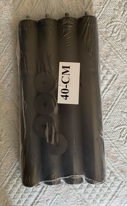 Conjunto 4 pés metálicos 40cm altura