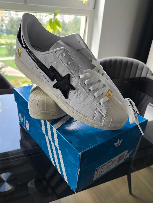 Adidas x BAPE Superstar „White Camo” – rozmiar 43 1/3