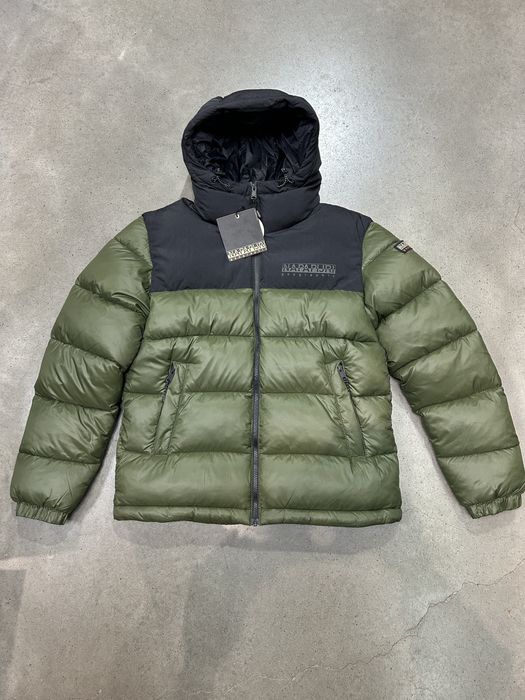 Куртка зимова Napapijri Хакі розмір: L, XL оригінал