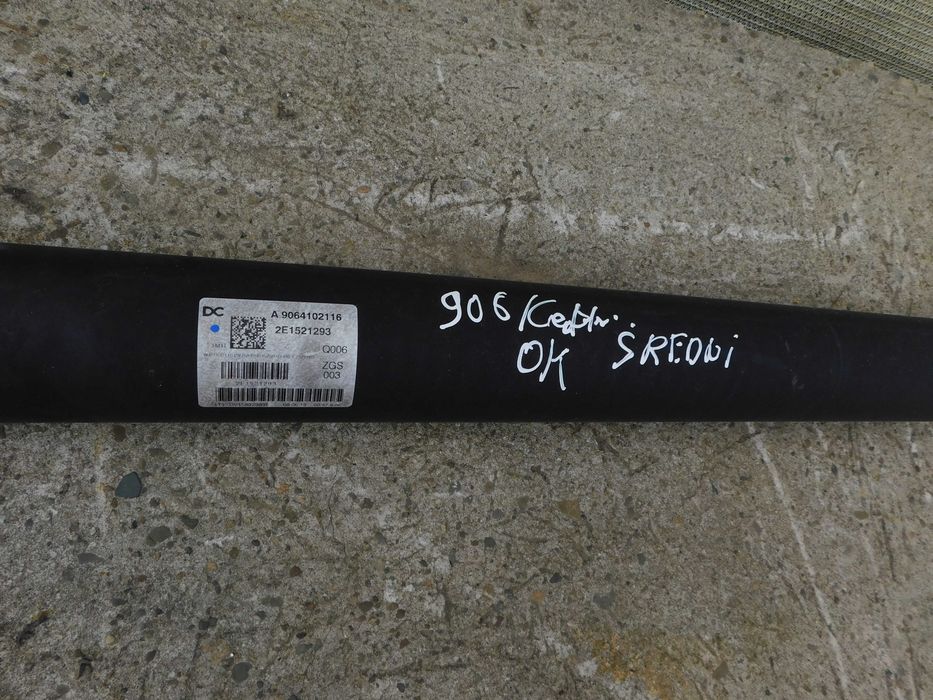 Wał napędowy średni Mercedes Sprinter 906 VW Crafter 2E1521293 A9064102116