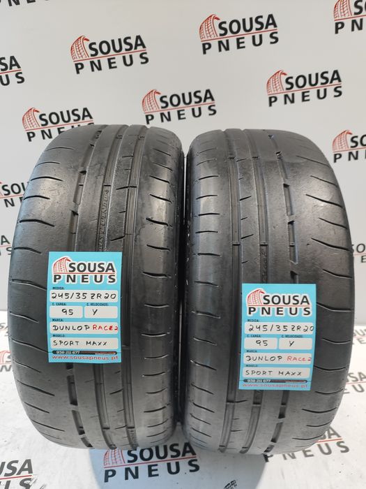 2 pneus semi novos 245-35R20 Dunlop - Oferta dos Portes