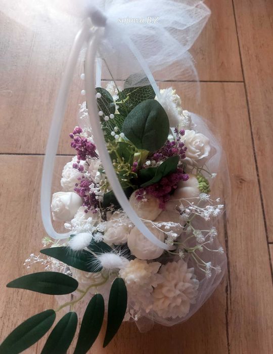 Świeca Sojowa kwiaty