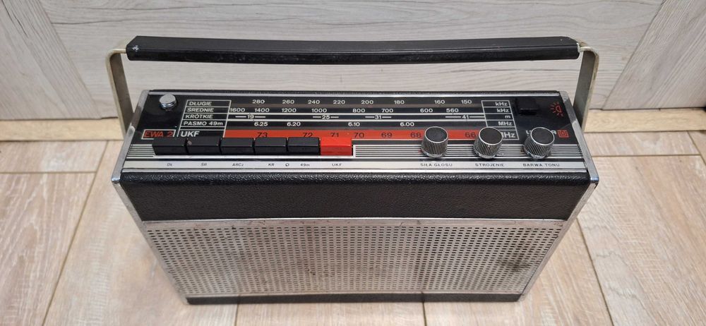 Unitra RADIO Ewa 2 ! Polskie ! SPRAWNE ! Unikat ! Ładny Stan Oryginał!