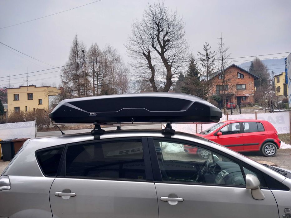 Promocja !Box dachowy Thule Pulse 2 XL, pojemność 500 litrów solidny, czarny mat