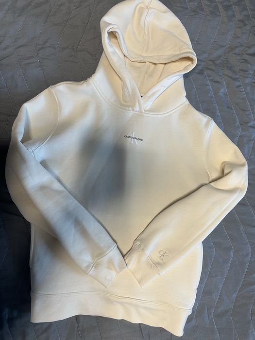 Худі CALVIN KLEIN Jeans молочного кольору