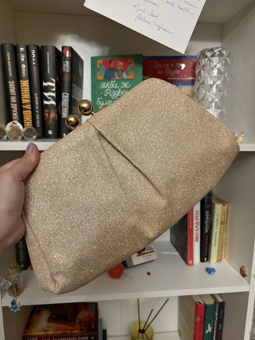 Сумка клатч Oasis жіноча золота