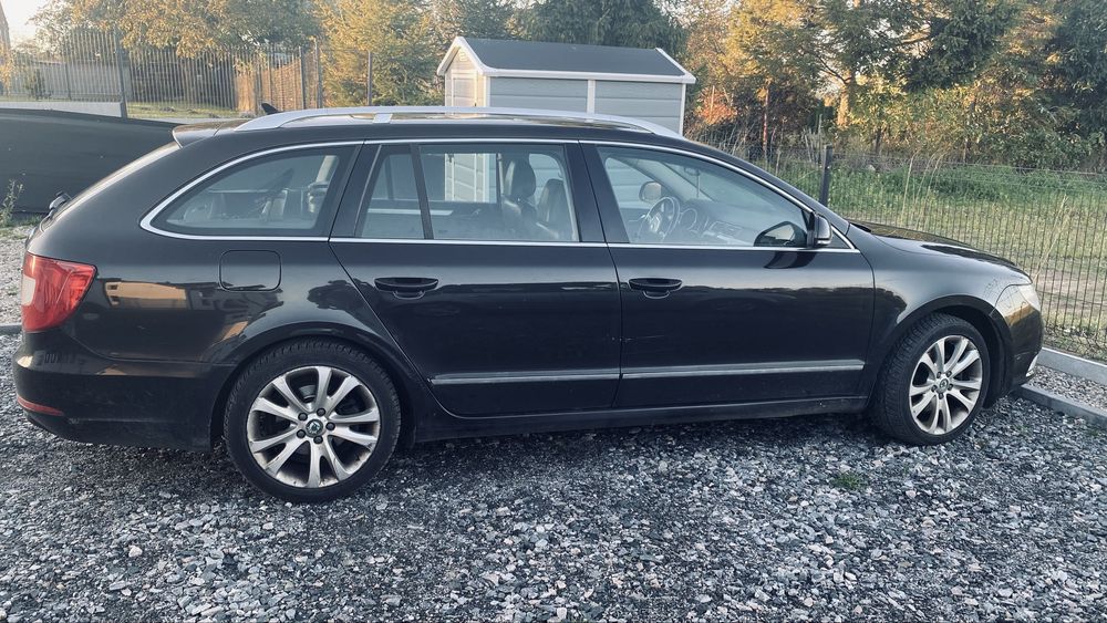 Skoda Superb II uszkodzony silnik