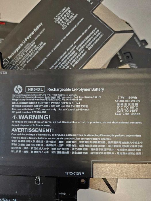 Батарея АКБ HP EliteBook X360 1030 1040 G7 G8 HK04XL 7.7V 54Wh